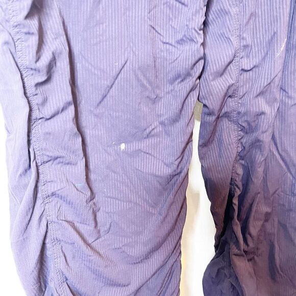 Lululemon Womens Blue Elastic Waist Pockets Drawstring Activewear Pant Size 6 - Picture 5 of 8